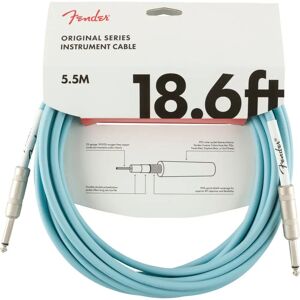 Fender Original Series Guitar Cable - 5.5m Daphne Blue Fender Original Series Guitar Cable - 5.5m Daphne Blue