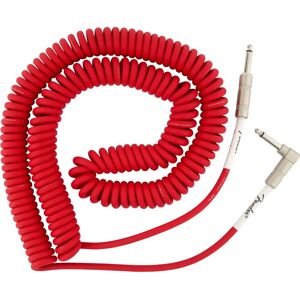 Fender Original Series Coil Cable - 30 ft - STR/ANG - Fiesta Red Fender Original Series Coil Cable - 30 ft - STR/ANG - Fiesta Red