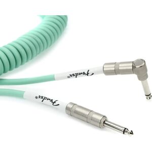 Fender Original Series Coil Green 9m Straight - Angled Instrument Cable Fender Original Series Coil Green 9m Straight - Angled Instrument Cable