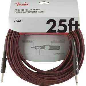Fender Professional Series Guitar Cable - 7.5m Red Tweed Fender Professional Series Guitar Cable - 7.5m Red Tweed