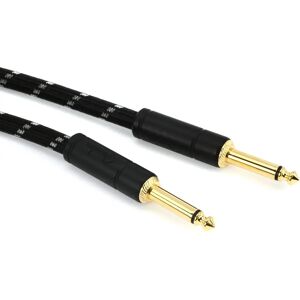Fender Deluxe Series Guitar Cable - Black Tweed - 7.5m - Straight Fender Deluxe Series Guitar Cable - Black Tweed - 7.5m - Straight