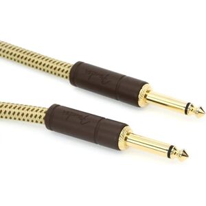 Fender Deluxe Series Yellow 7.5m Straight Guitar Cable Fender Deluxe Series Yellow 7.5m Straight Guitar Cable