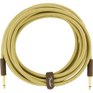 Fender Deluxe Series 15 ft Instrument Cable - Tweed Fender Deluxe Series 15 ft Instrument Cable - Tweed