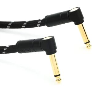 Fender Deluxe Series Instrument Cable - Angled - 30cm Fender Deluxe Series Instrument Cable - Angled - 30cm