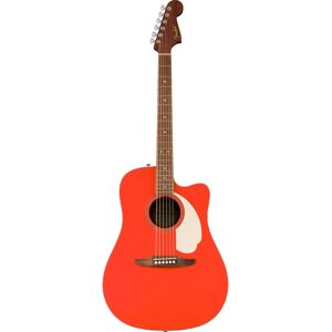 Fender Redondo CE Fiesta Red - Acoustic Guitar Fender Redondo CE Fiesta Red - Acoustic Guitar