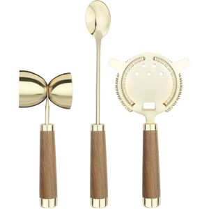 Final Touch Brass Mixing Set - Cocktail Tools Final Touch Brass Mixing Set - Cocktail Tools