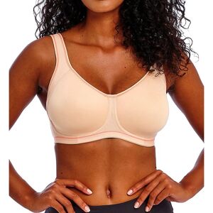 Freya AA4892 W Beige Sports Bra - Supportive, Breathable, Moulded Freya AA4892 W Beige Sports Bra - Supportive, Breathable, Moulded
