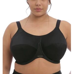 Elomi Energise Black Sports Bra - Full Cup Support Elomi Energise Black Sports Bra - Full Cup Support