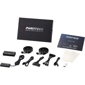 Phanteks Black Digital RGB LED Starter Kit - System Lighting Phanteks Black Digital RGB LED Starter Kit - System Lighting