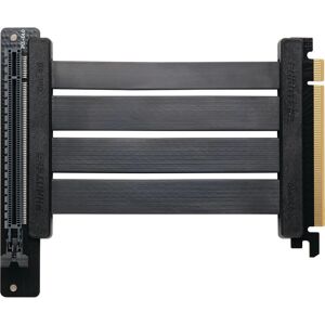 Phanteks Black PCIe 4.0 Risercable - 150mm, 90° Adapter - Power & Data Phanteks Black PCIe 4.0 Risercable - 150mm, 90° Adapter - Power & Data