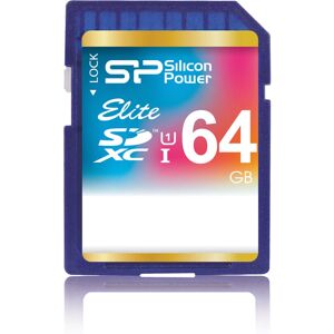 Silicon Power Elite 64 GB SDXC Classe 10 - Carte mémoire Silicon Power Elite 64 GB SDXC Classe 10 - Carte mémoire