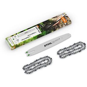Ensemble chaîne et guide Stihl - Modèles MS 162/170/171/172 - Publicité Ensemble chaîne et guide Stihl - Modèles MS 162/170/171/172 - Publicité