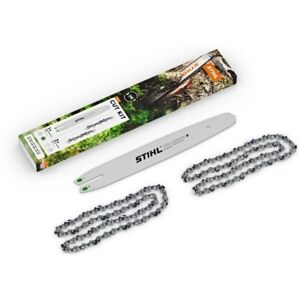 Kit chaîne et guide pour tronçonneuse Stihl - 35cm, 3/8" P, 1.1mm - Publicité Kit chaîne et guide pour tronçonneuse Stihl - 35cm, 3/8" P, 1.1mm - Publicité