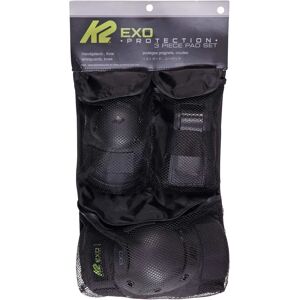 K2 Schutzset EXO ADULT - Schwarz - Schutz für Knie, Ellbogen, Handgelenke - Schutzausrüstung K2 Schutzset EXO ADULT - Schwarz - Schutz für Knie, Ellbogen, Handgelenke - Schutzausrüstung