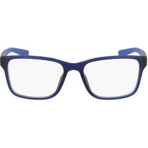 Nike 7014 410 Blue Rectangular Full-Rim Eyewear Nike 7014 410 Blue Rectangular Full-Rim Eyewear