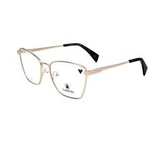 Lanvin LNV2125 703 Yellow Gold Eyewear Frames - Eyewear Frames Lanvin LNV2125 703 Yellow Gold Eyewear Frames - Eyewear Frames