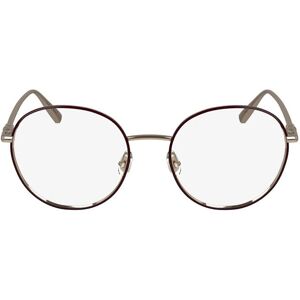 Longchamp Damen LO2160 Rose gold/burgundy Brille - Rund - Metall Longchamp Damen LO2160 Rose gold/burgundy Brille - Rund - Metall