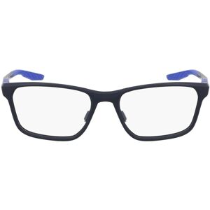 Nike 7405 411 Blue Square Eyeglasses - Eyeglasses Nike 7405 411 Blue Square Eyeglasses - Eyeglasses