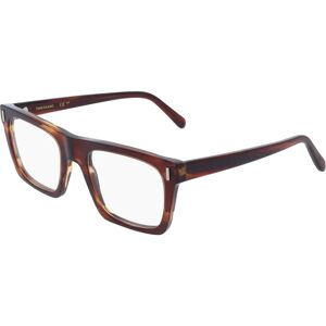 FERRAGAMO SF3029 216 Montatura a Righe Marrone - Occhiali FERRAGAMO SF3029 216 Montatura a Righe Marrone - Occhiali