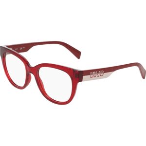 LIU JO LJ2820 600 Red Geometric Eyewear Frames - Eyewear Frames LIU JO LJ2820 600 Red Geometric Eyewear Frames - Eyewear Frames
