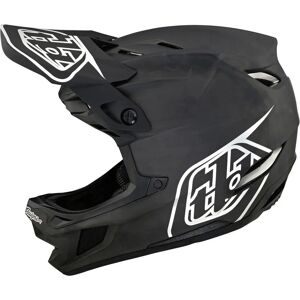 Troy Lee Designs D4 Carbon Stealth Helmet - Black/Silver - Helmets Troy Lee Designs D4 Carbon Stealth Helmet - Black/Silver - Helmets