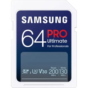 Samsung PRO Ultimate 64 GB Geheugenkaart - UHS-I Klasse 3 Samsung PRO Ultimate 64 GB Geheugenkaart - UHS-I Klasse 3
