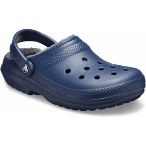 Crocs Classic Fuzz Lined Clog - navy/charcoal Crocs Classic Fuzz Lined Clog - navy/charcoal