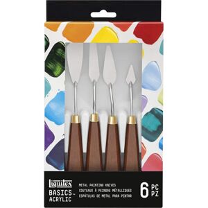 Liquitex Basics Acryl Palette Messer Set mit 6 - Für Acryl- & Ölfarben Liquitex Basics Acryl Palette Messer Set mit 6 - Für Acryl- & Ölfarben