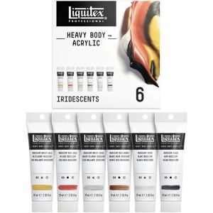 Acrílicos Heavy Body Iridescents de Liquitex - Set de 6 x 59ml Acrílicos Heavy Body Iridescents de Liquitex - Set de 6 x 59ml