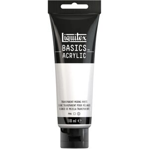Liquitex Basics Couleur acrylique - Blanc Transparent - Peinture Artistique - Publicité Liquitex Basics Couleur acrylique - Blanc Transparent - Peinture Artistique - Publicité