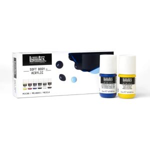 Liquitex Soft Body Acrylic Paint Mixing - 6x22ml - Art Supplies Liquitex Soft Body Acrylic Paint Mixing - 6x22ml - Art Supplies