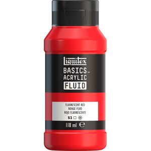 Liquitex Basics Fluorescent Red Acrylic - 118ml - Acrylic Paint Liquitex Basics Fluorescent Red Acrylic - 118ml - Acrylic Paint