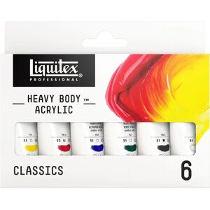 Liquitex Heavy Body Acrylfarben-Set - 6 Farben - Künstlerqualität Liquitex Heavy Body Acrylfarben-Set - 6 Farben - Künstlerqualität