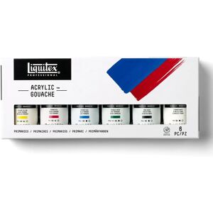 Liquitex Acryl-Gouache-Farben-Set Primärfarben 6 x 59ml - Acryl-Gouache-Farben-Set Liquitex Acryl-Gouache-Farben-Set Primärfarben 6 x 59ml - Acryl-Gouache-Farben-Set