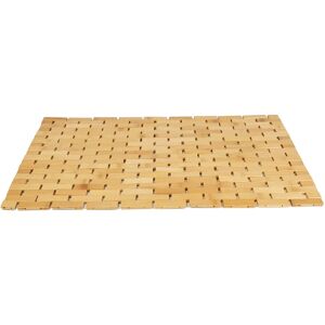 Mind Reader Bamboo Shower Mat - Eco-Friendly, Non-Slip, Quick-Dry - 41x59cm Mind Reader Bamboo Shower Mat - Eco-Friendly, Non-Slip, Quick-Dry - 41x59cm