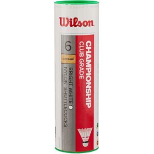 Wilson Badminton Shuttlecocks - 6 pcs, Yellow, 77 Grains - Sports Equipment Wilson Badminton Shuttlecocks - 6 pcs, Yellow, 77 Grains - Sports Equipment