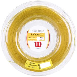 Wilson Poly Gold Tennis String - Polyester - 1.3 mm - 200 m - Orange - Tennis String Wilson Poly Gold Tennis String - Polyester - 1.3 mm - 200 m - Orange - Tennis String