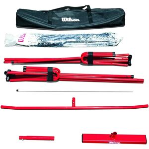 Wilson Portable Pickleball Net System - Red/White - Net System Wilson Portable Pickleball Net System - Red/White - Net System