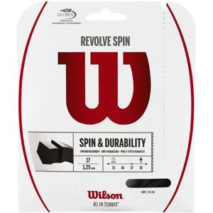 Wilson Unisex Revolve Spin Tennis String - Black Wilson Unisex Revolve Spin Tennis String - Black