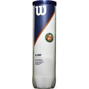 Wilson Roland Garros Balles de Tennis Tout Surface - Pack de 4 Wilson Roland Garros Balles de Tennis Tout Surface - Pack de 4