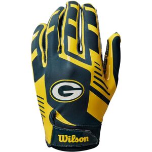 Guanti da football Wilson NFL Stretch Fit - Adulti Packers Verdi Guanti da football Wilson NFL Stretch Fit - Adulti Packers Verdi