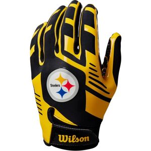 Wilson NFL Stretch Fit Football Gloves - Volwassen Pittsburgh Steelers Wilson NFL Stretch Fit Football Gloves - Volwassen Pittsburgh Steelers