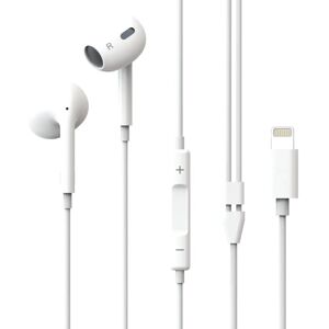 Casque Kodak Lightning - Filaire, Microphone, Contrôle de Musique - Blanc - Publicité Casque Kodak Lightning - Filaire, Microphone, Contrôle de Musique - Blanc - Publicité