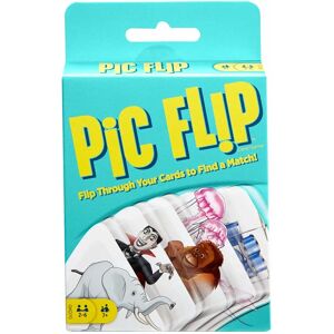 Mattel Games Pic Flip Card Game - Family Matching - 110 Cards Mattel Games Pic Flip Card Game - Family Matching - 110 Cards