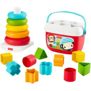 Fisher-Price Eco Gift Set - Baby's First Blocks & Rock-a-Stack Fisher-Price Eco Gift Set - Baby's First Blocks & Rock-a-Stack