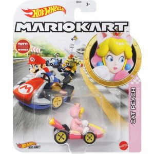 Hot Wheels Mario Kart Pink Cat Peach 1:64 - Toy Vehicle Hot Wheels Mario Kart Pink Cat Peach 1:64 - Toy Vehicle