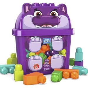 Mega Bloks Silly Hippo Building Toys - 25 pcs Mega Bloks Silly Hippo Building Toys - 25 pcs