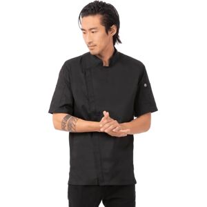 Chef Works Unisex Black Chef Coat - Size S Chef Works Unisex Black Chef Coat - Size S