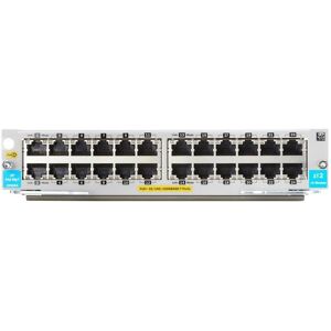 HPE 24-port 10/100/1000BASE-T PoE+ MACsec v3 zl2 Module network switch - Gigabit Ethernet HPE 24-port 10/100/1000BASE-T PoE+ MACsec v3 zl2 Module network switch - Gigabit Ethernet