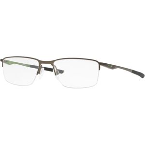 Armação de óculos Oakley Satin Pewter para homens Armação de óculos Oakley Satin Pewter para homens